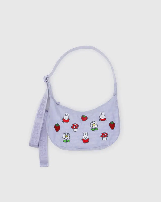 Miffy Small Crescent Bag | Flora | Baggu (CA)