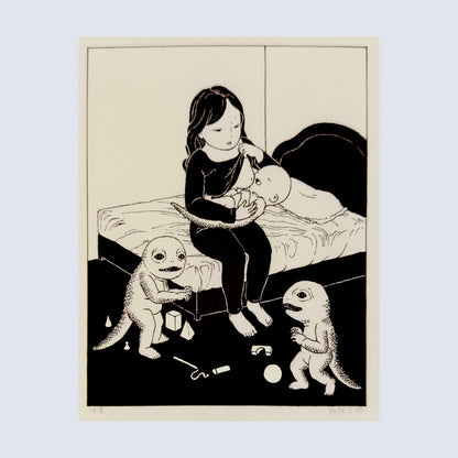 Feed Art Print | Min Ding (CN)