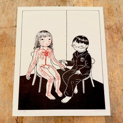 Feel The Pulse Art Print | Min Ding (CN)
