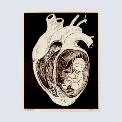 Heart Room Art Print | Min Ding (CN)