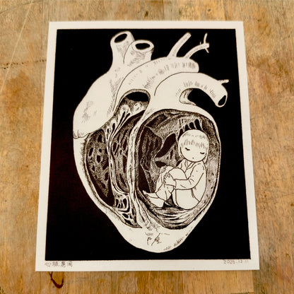 Heart Room Art Print | Min Ding (CN)