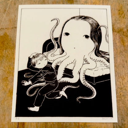 Octopus Art Print | Min Ding (CN)