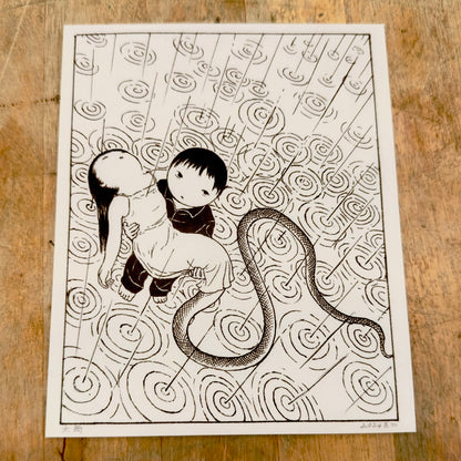 Rain Art Print | Min Ding (CN)