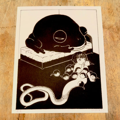 Sneak Art Print | Min Ding (CN)