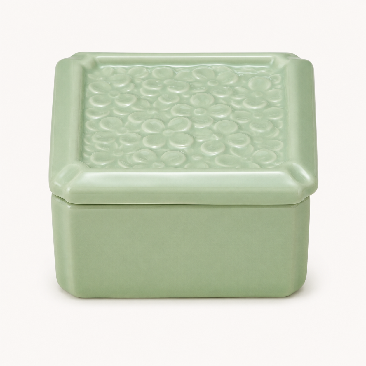 Flower Minoware Box with Lid (JPN)