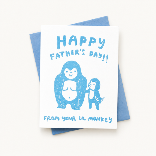 Your Little Monkey Father's Day Card | Ghost Academy (CA)