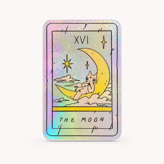 Moon Tarot Vinyl Sticker | Deth P. Sun (CA)