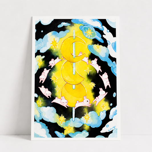 Moon Dango Mini Print | Koyamori (CAN)