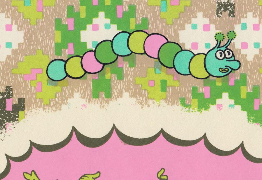 Mushroom Kid and Berries Screen Print | Daria Tessler (OR)