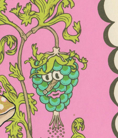 Mushroom Kid and Berries Screen Print | Daria Tessler (OR)