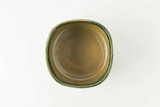 Ceramic Handmade Oribe Matcha Bowl | Seifu (Japan)