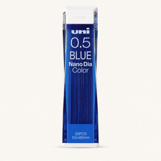 Nano Dia Mechanical Pencil Lead 0.5mm – Blue | Uni (Japan)
