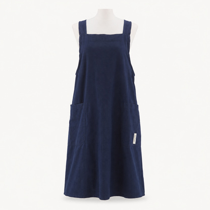 Cotton Cross Back Apron | Fuji Trade (Japan)