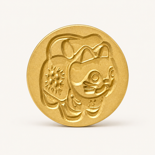 Inu Hariko Wax Seal Stamp | WOODPEPE (Japan)