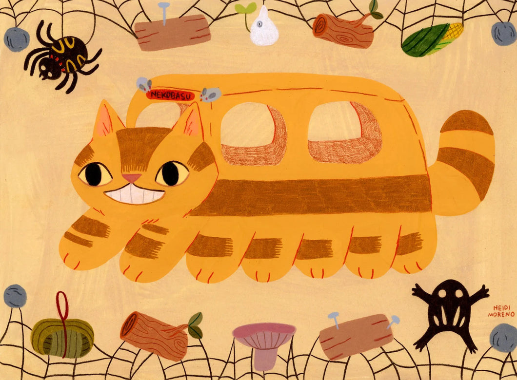 Nekobasu Art Print | Heidi Moreno (CA)