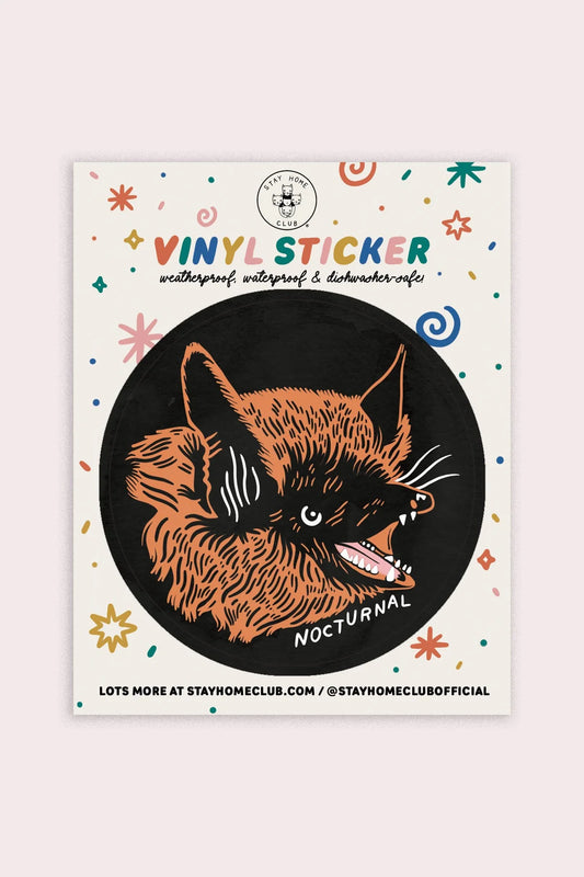 Nocturnal Vinyl Sticker | Olivia Mew