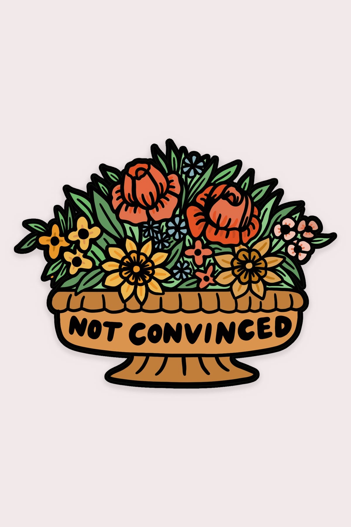 Not Convinced Vinyl Sticker | Olivia Mew (Canada)