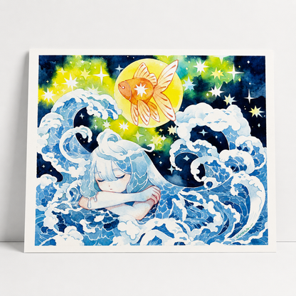 The Ocean Sleeps Art Print | Koyamori (CAN)