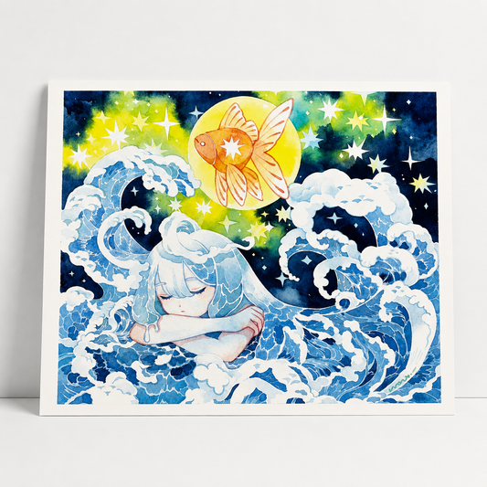 The Ocean Sleeps Art Print | Koyamori (CAN)
