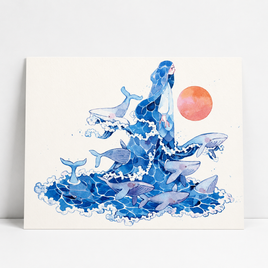 Ocean Walk Art Print | Koyamori (CAN)