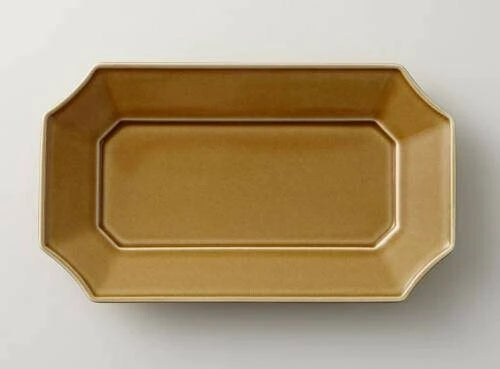 Ruizui Sumikiri Long Dish 8 Inch | Caramel | Oda Toki (Japan)