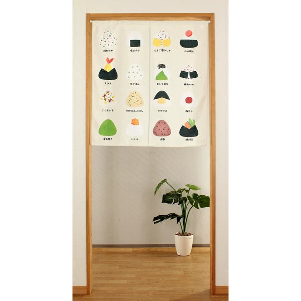 Onigiri Noren Curtain | Narumi (Japan)