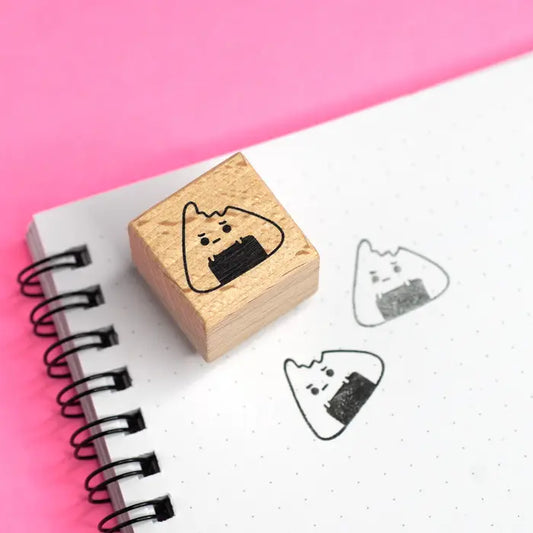Poor Little Onigiri Rubber Stamp | Robot Dance Battle (CA)