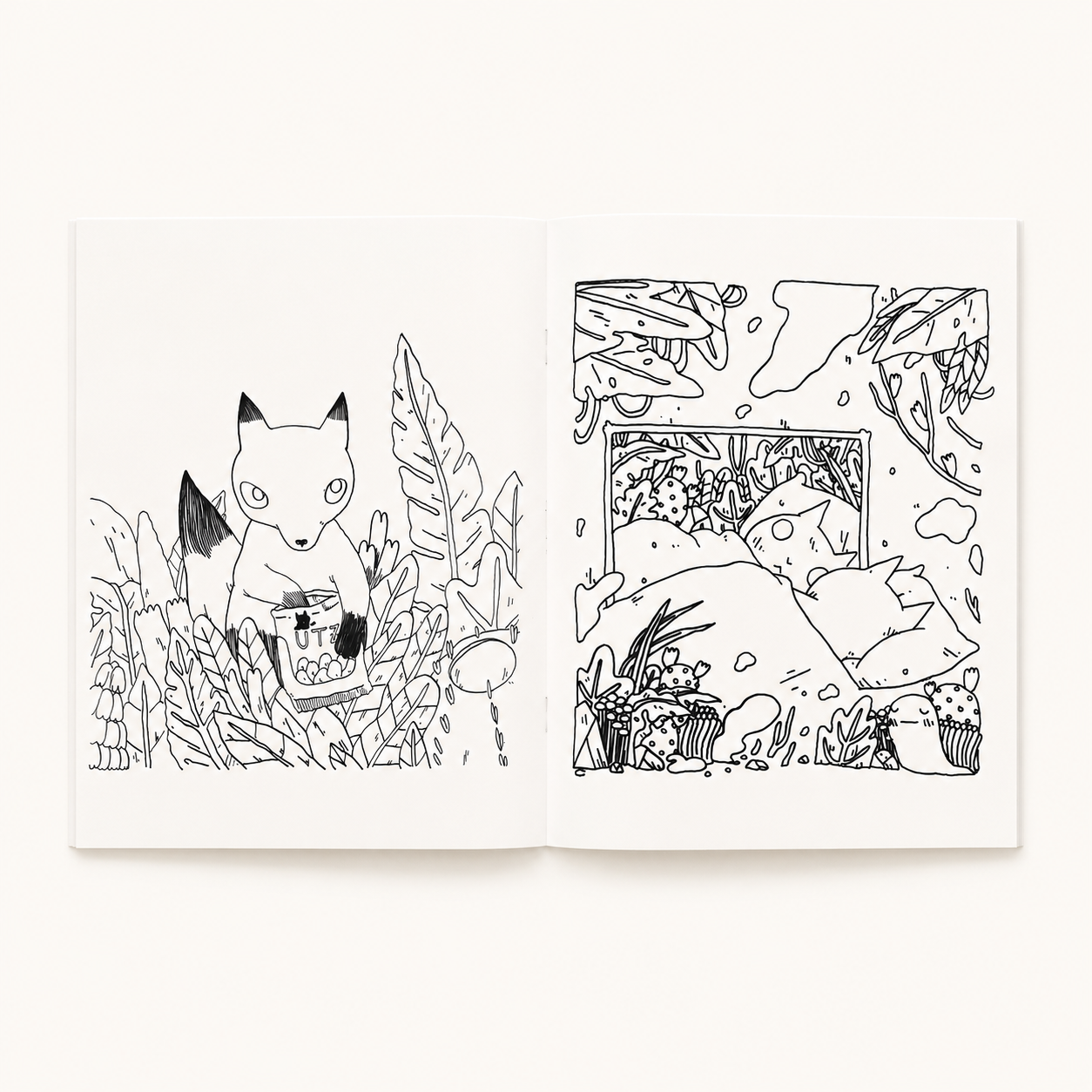 Only You Coloring Book Zine | Deth P. Sun (CA)