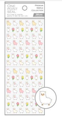 Mini Alpaca Sticker Sheet | Premium Co. (Japan)