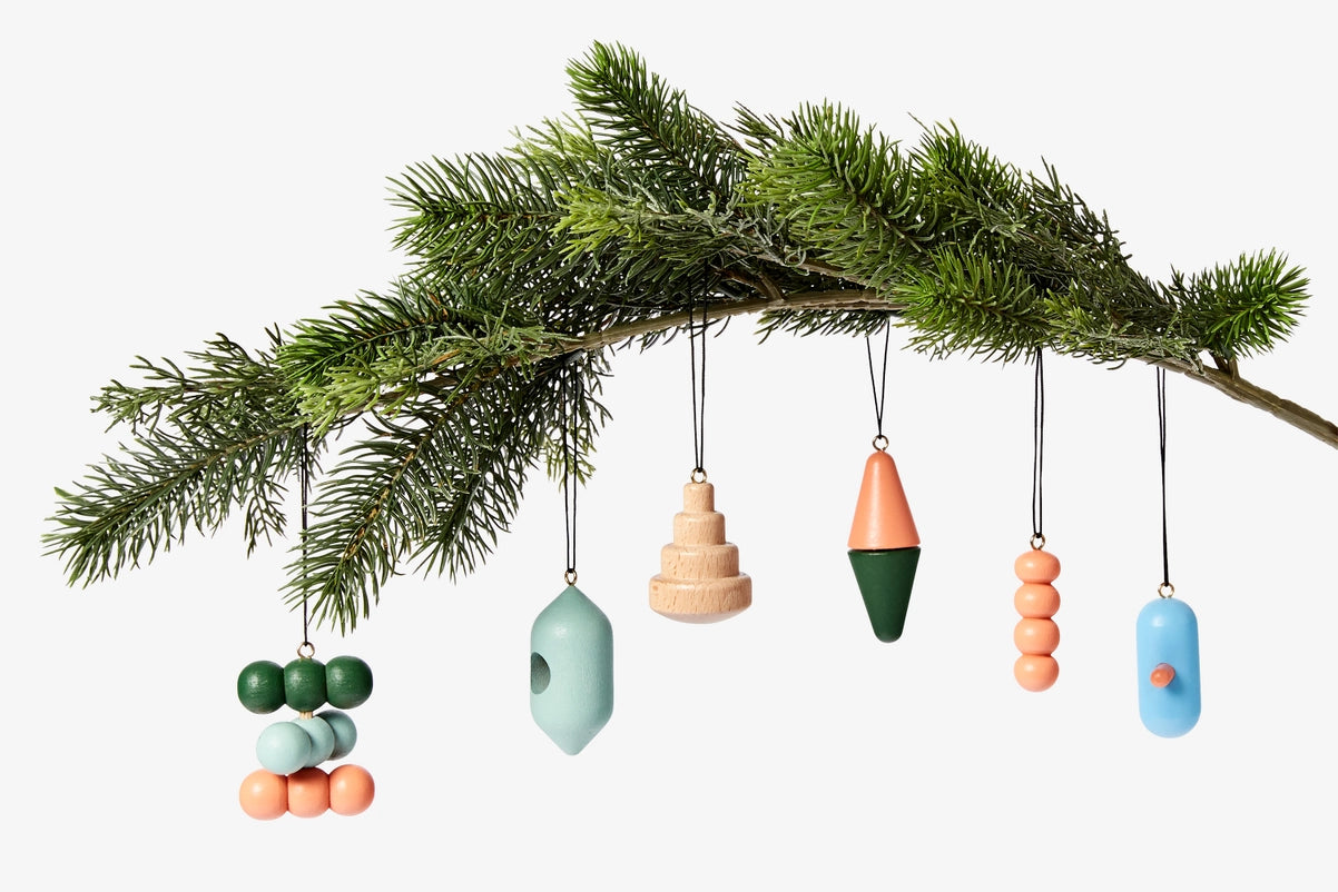 Abstract Wooden Ornaments | Areaware (NY)