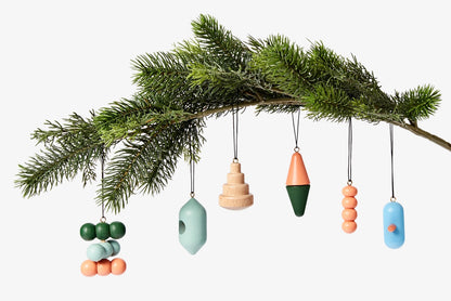 Abstract Wooden Ornaments | Areaware (NY)