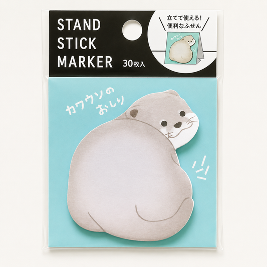 Otter Sticky Note Pad Stand | Mind Wave (Japan)