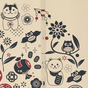 Manekineko Daruma Noren Curtain (Japan)