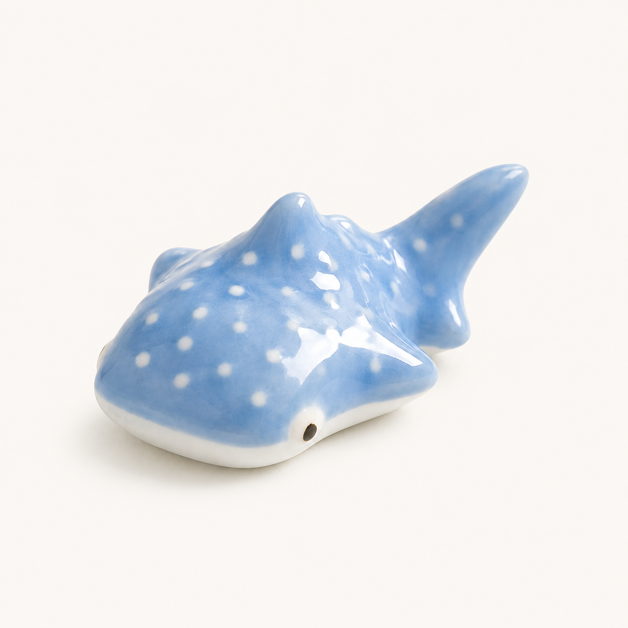 Ceramic Whale Shark Chopsticks Rest (Japan)