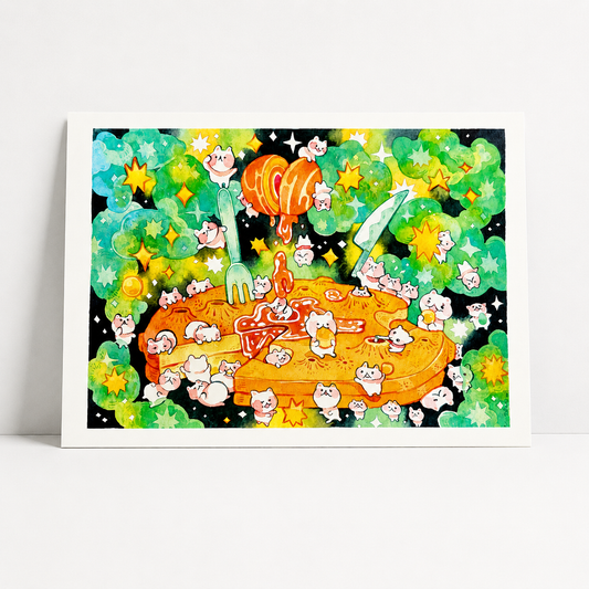 Midnight Cravings Series Mini Print | Pancakes | Koyamori (CAN)