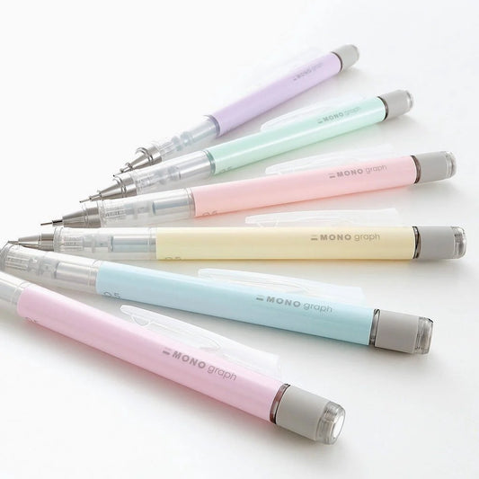 MONO Graph Mechanical Pencil | 0.5mm |Pastel Color Series | Tombow (Japan)