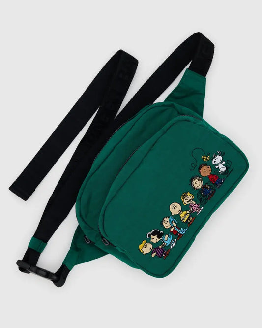 Embroidered Peanuts Fanny Pack | Baggu (CA)