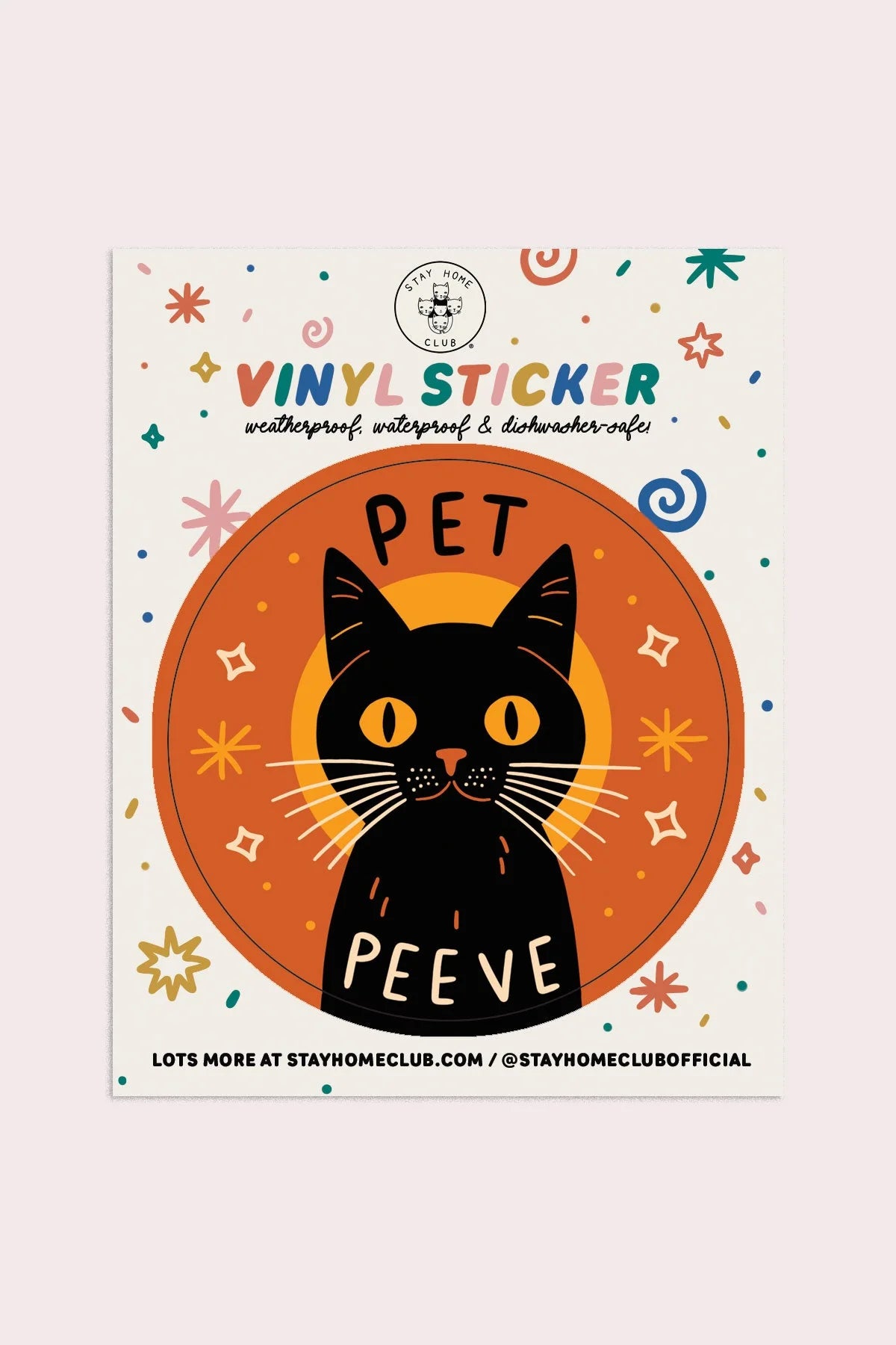 Pet Peeve Vinyl Sticker | Olivia Mew