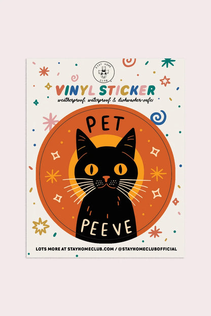Pet Peeve Vinyl Sticker | Olivia Mew