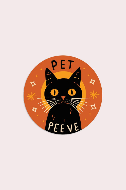 Pet Peeve Vinyl Sticker | Olivia Mew