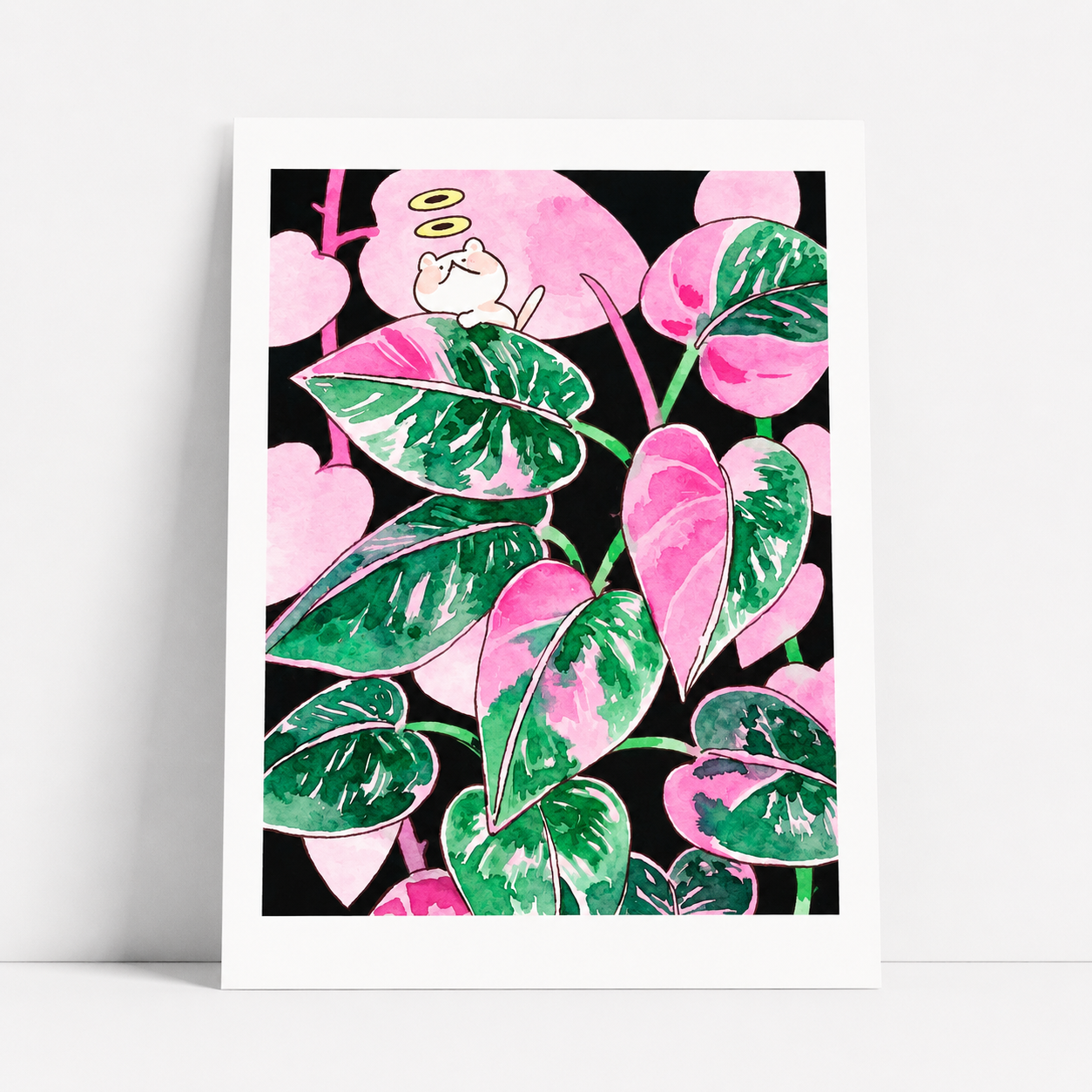 Philodendron Mini Print | Jungle Cat Series | Koyamori (CAN)