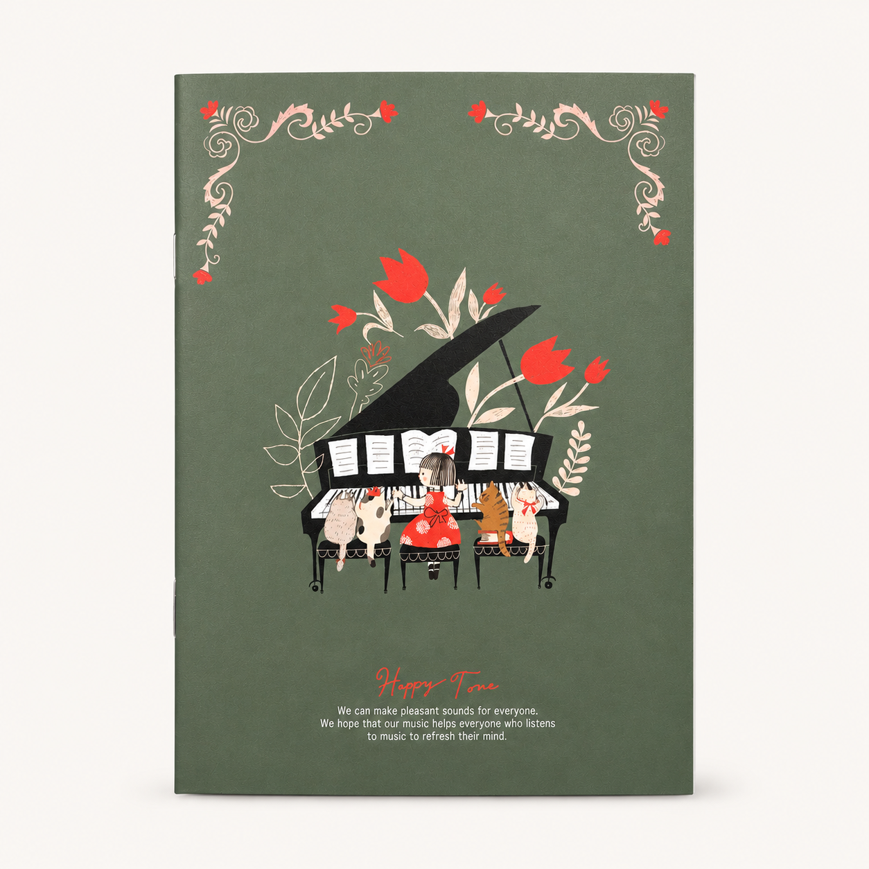 Happy Tone A5 Notebook | Piano Sonata | Shinzi Katoh (Japan)