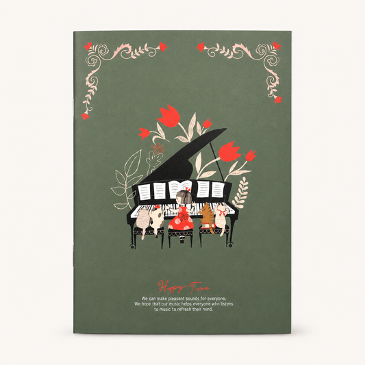 Happy Tone A5 Notebook | Piano Sonata | Shinzi Katoh (Japan)