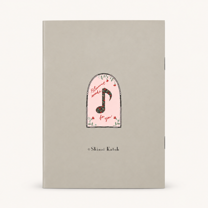 Happy Tone A5 Notebook | Piano Sonata | Shinzi Katoh (Japan)