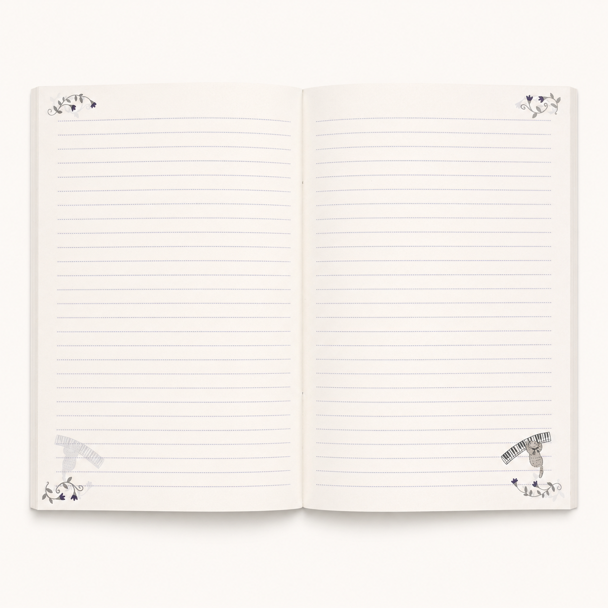 Happy Tone A5 Notebook | Piano Sonata | Shinzi Katoh (Japan)