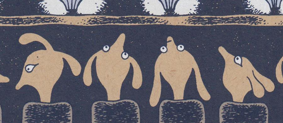Piano Dog Screen Print | Daria Tessler (OR)