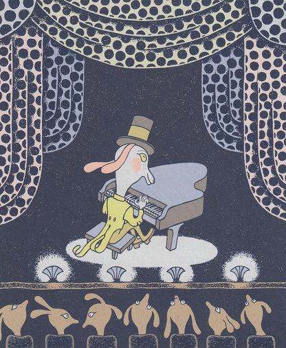 Piano Dog Screen Print | Daria Tessler (OR)