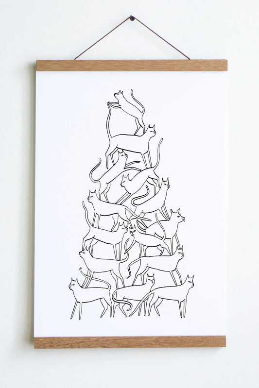 Pile Up Art Print | Kaye Blegvad