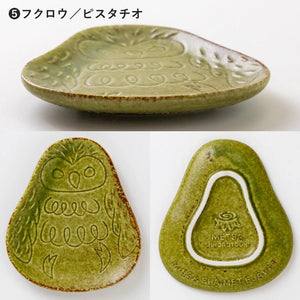 Mino Ware Metsa Woodland Animal Cermaic Dish | Minoru(Japan)