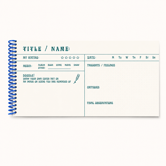 Media Log Media Memory Journal | Play Nice Press (TX)